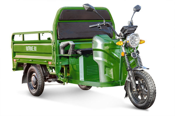 Грузовой электротрицикл Rutrike (Рутрайк) Мастер 1500 60V1000W темно-зеленый | Мототека Грузовой электротрицикл Rutrike (Рутрайк) Мастер 1500 60V1000W темно-зеленый | Мототека